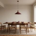 Olivo D40 lampa wisząca 1xGX53 burgund 1751/1M
