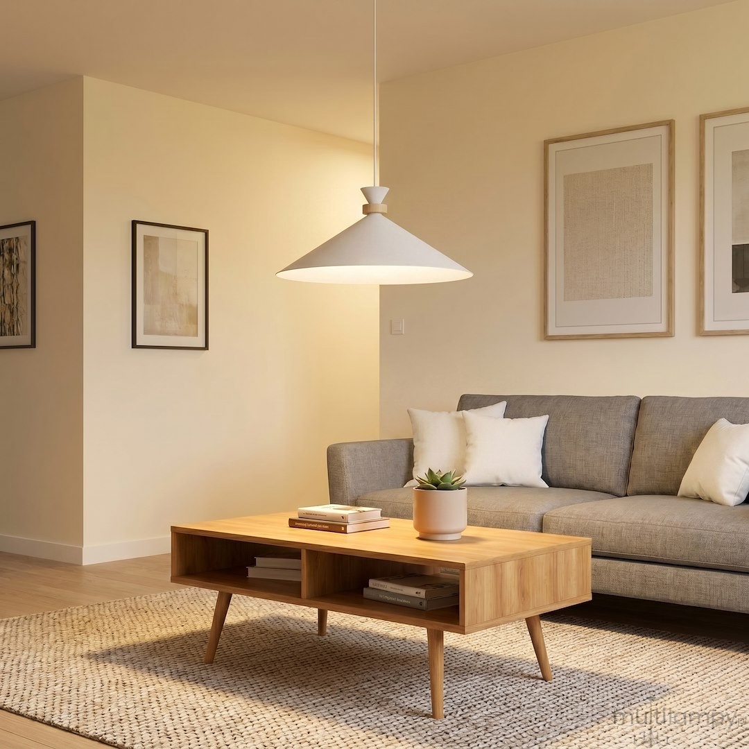 Olivo D50 lampa wisząca 1xGX53 biała 1749/1L