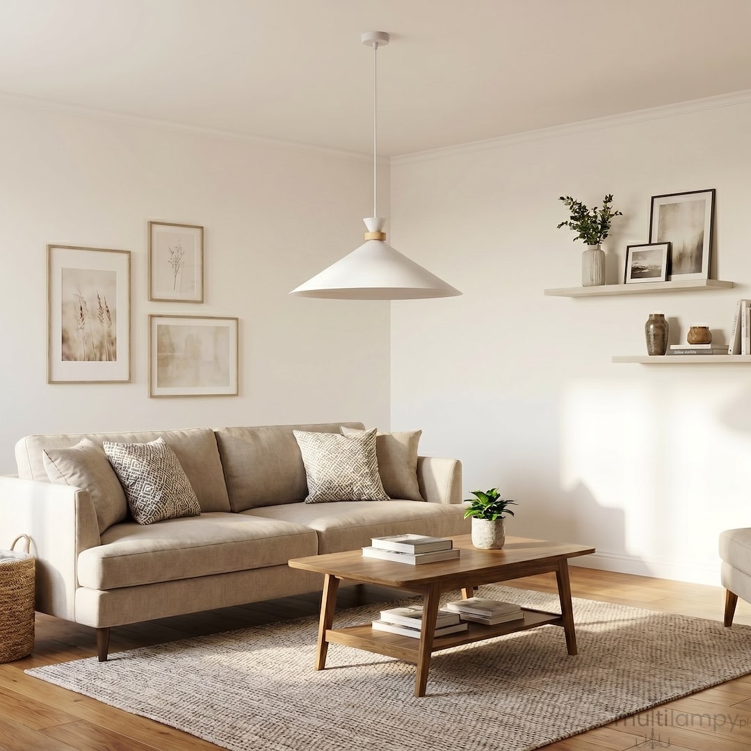 Olivo D50 lampa wisząca 1xGX53 biała 1749/1L