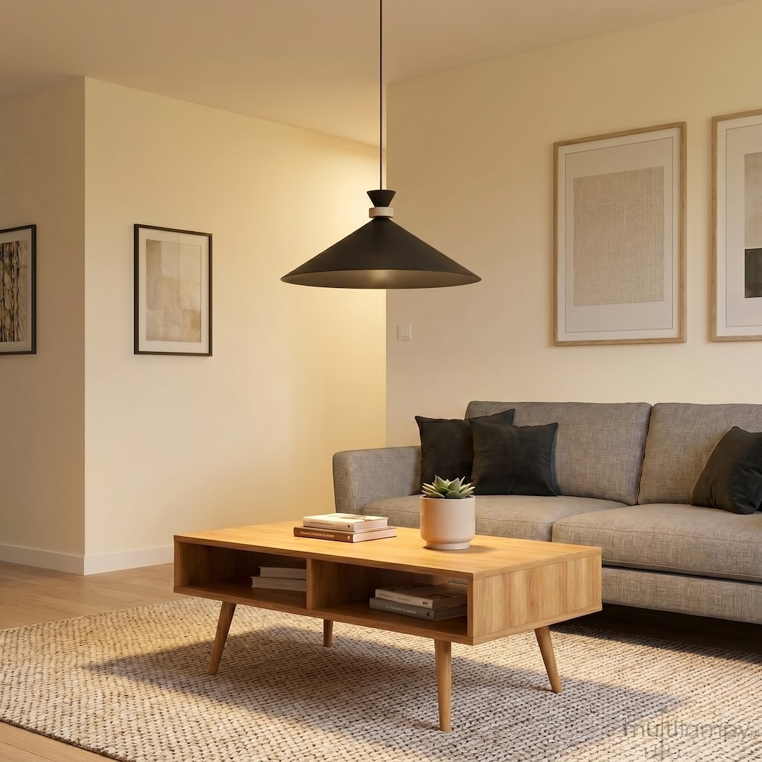 Olivo D50 lampa wisząca 1xGX53 czarna 1748/1L
