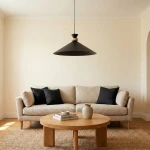 Olivo D50 lampa wisząca 1xGX53 czarna 1748/1L