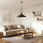 Olivo D50 lampa wisząca 1xGX53 czarna 1748/1L