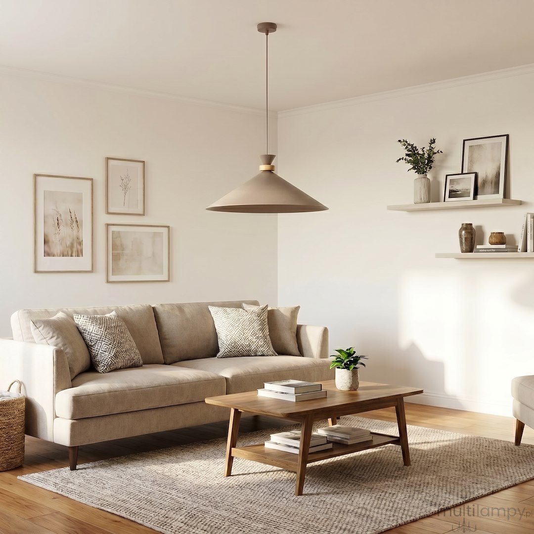 Olivo D50 lampa wisząca 1xGX53 mokka 1750/1L