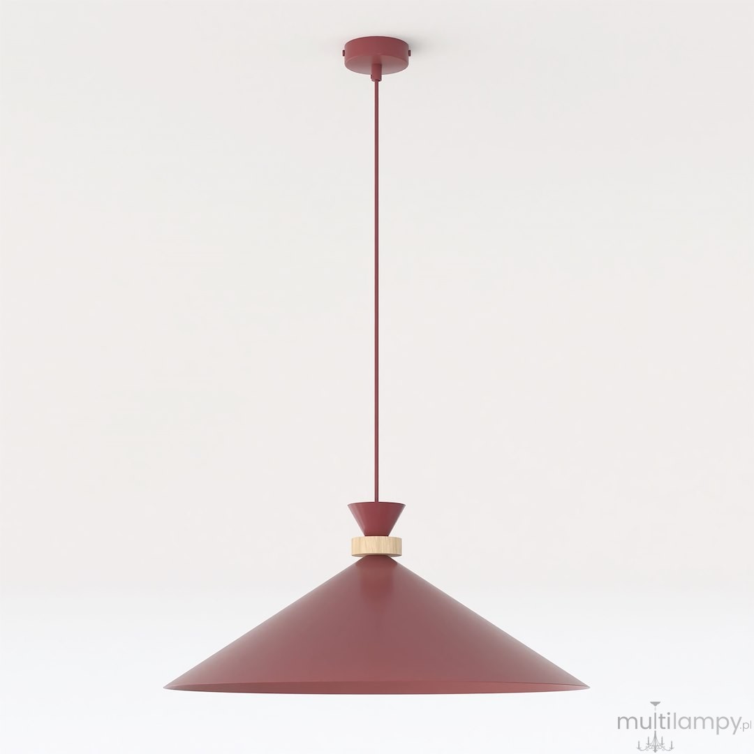 Olivo D50 lampa wisząca 1xGX53 burgund 1751/1L