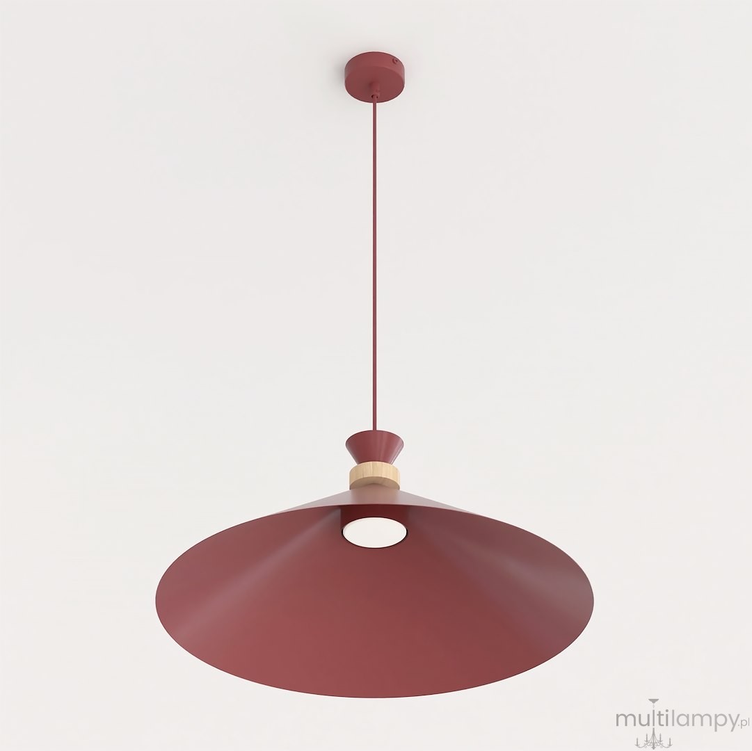 Olivo D50 lampa wisząca 1xGX53 burgund 1751/1L