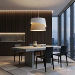 Canva lampa wisząca 1xE27 biała/rattan 1711/1