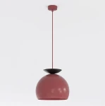 Geo lampa wisząca 1xE27 burgund 1755/1