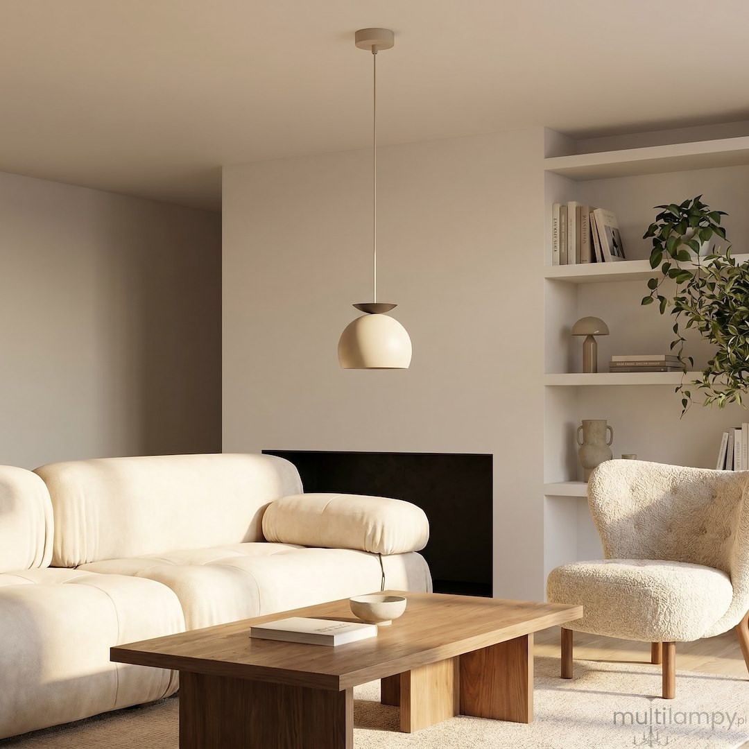 Geo lampa wisząca 1xE27 mokka 1756/1