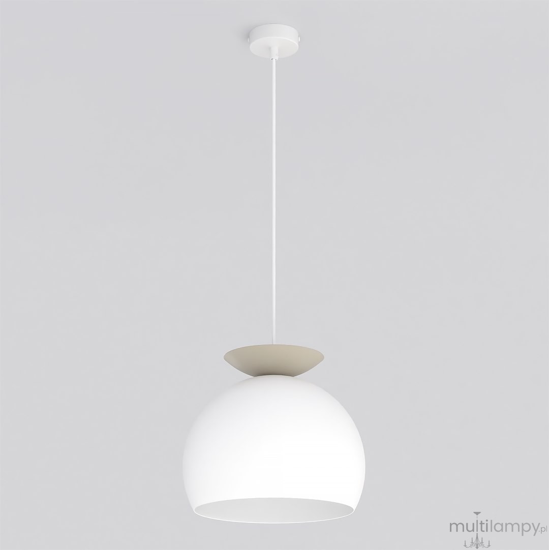 Geo lampa wisząca 1xE27 biała 1757/1