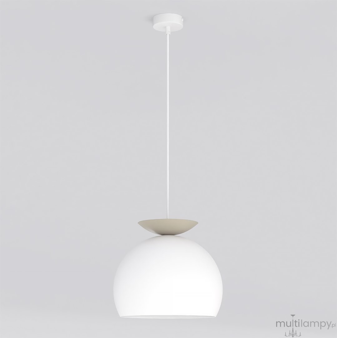 Geo lampa wisząca 1xE27 biała 1757/1