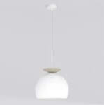 Geo lampa wisząca 1xE27 biała 1757/1