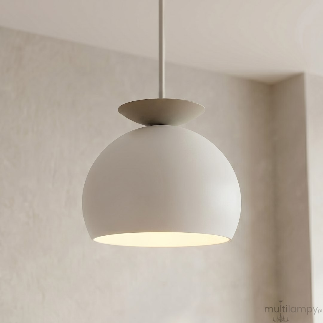 Geo lampa wisząca 1xE27 biała 1757/1