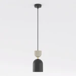 Gaudi lampa wisząca 1xE14 czarna/mokka 1738/1