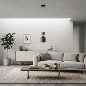 Gaudi lampa wisząca 1xE14 czarna/mokka 1738/1