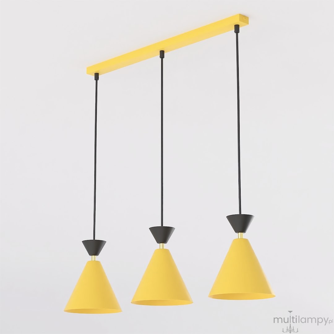 Klever lampa wisząca 3xE14 pomarańczowa 1742/3
