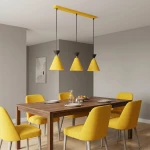 Klever lampa wisząca 3xE14 pomarańczowa 1742/3