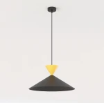 Ralf D40 lampa wisząca 1xGX53 czarna/pomarańczowa 1746/1M