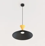 Ralf D40 lampa wisząca 1xGX53 czarna/pomarańczowa 1746/1M