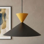 Ralf D40 lampa wisząca 1xGX53 czarna/pomarańczowa 1746/1M