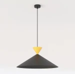 Ralf D50 lampa wisząca 1xGX53 czarna/pomarańczowa 1746/1L