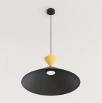 Ralf D50 lampa wisząca 1xGX53 czarna/pomarańczowa 1746/1L
