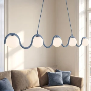 Sinus lampa wisząca 5xG9 niebieska 1848/5
