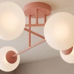 Roma lampa sufitowa 6xE14 koral/biały 1846/6