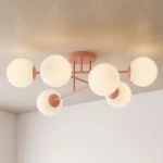 Roma lampa sufitowa 6xE14 koral/biały 1846/6