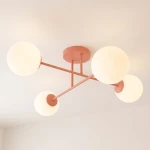 Roma lampa sufitowa 4xE14 koral/biały 1846/4