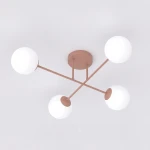 Roma lampa sufitowa 4xE14 koral/biały 1846/4