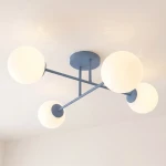 Roma lampa sufitowa 4xE14 niebieska/biały 1845/4