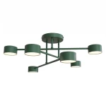 Halo lampa sufitowa 6xGX53 zielona oliwka 1841/6