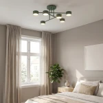 Halo lampa sufitowa 6xGX53 zielona oliwka 1841/6