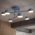 Halo lampa sufitowa 6xGX53 niebieska 1839/6