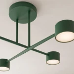Halo lampa sufitowa 4xGX53 zielona oliwka 1841/4