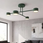 Halo lampa sufitowa 4xGX53 zielona oliwka 1841/4