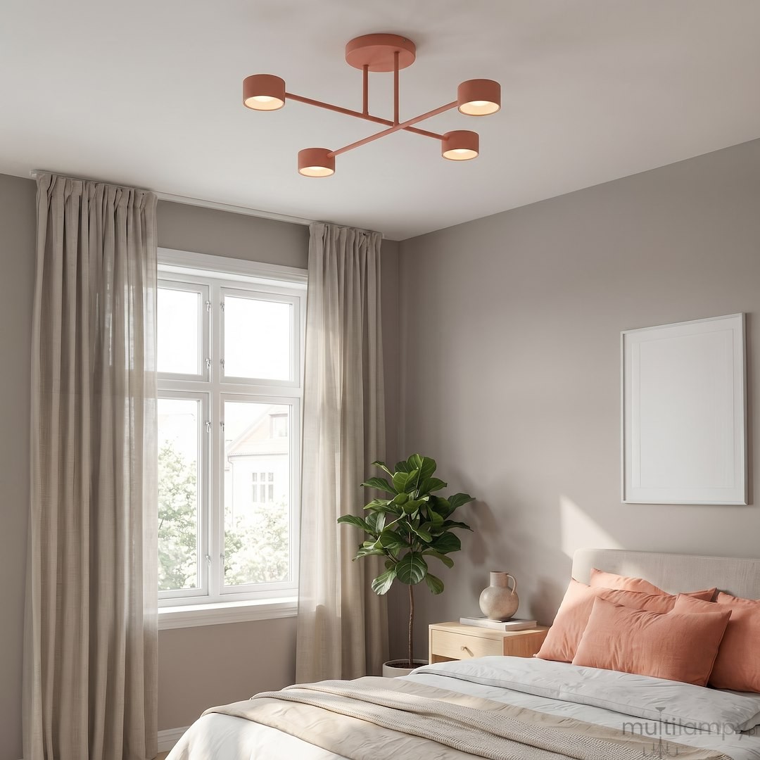 Halo lampa sufitowa 4xGX53 koral 1840/4