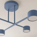 Halo lampa sufitowa 4xGX53 niebieska 1839/4