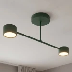 Halo lampa sufitowa 2xGX53 zielona oliwka 1841/2