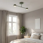 Halo lampa sufitowa 2xGX53 zielona oliwka 1841/2