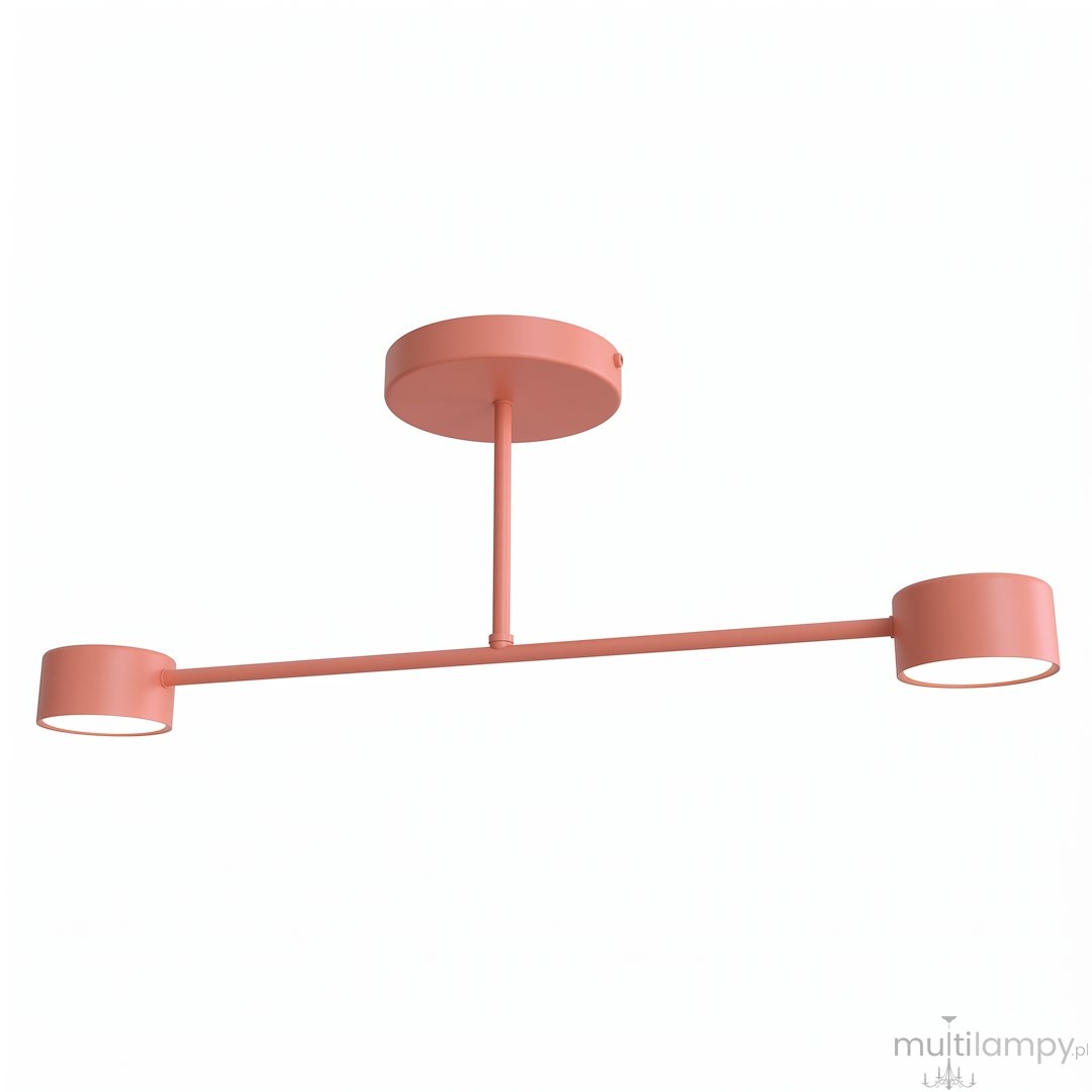 Halo lampa sufitowa 2xGX53 koral 1840/2