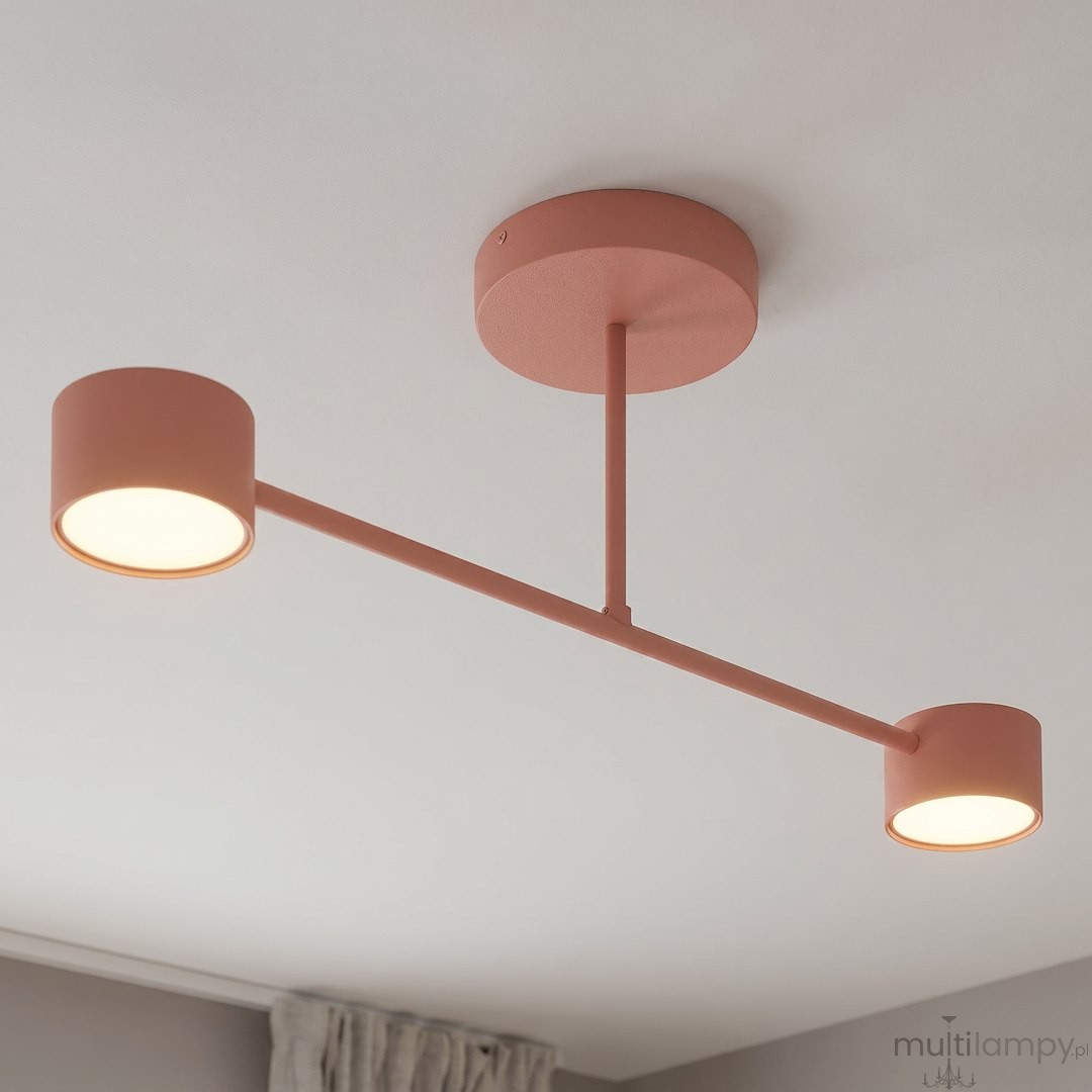 Halo lampa sufitowa 2xGX53 koral 1840/2