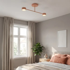 Halo lampa sufitowa 2xGX53 koral 1840/2