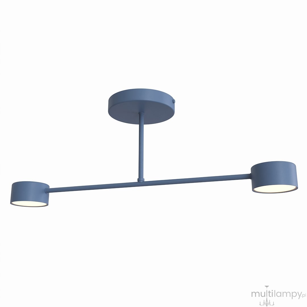 Halo lampa sufitowa 2xGX53 niebieska 1839/2
