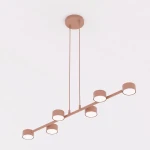 Megara lampa wisząca 6xGX53 koral 1843/6