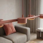 Megara lampa wisząca 6xGX53 koral 1843/6