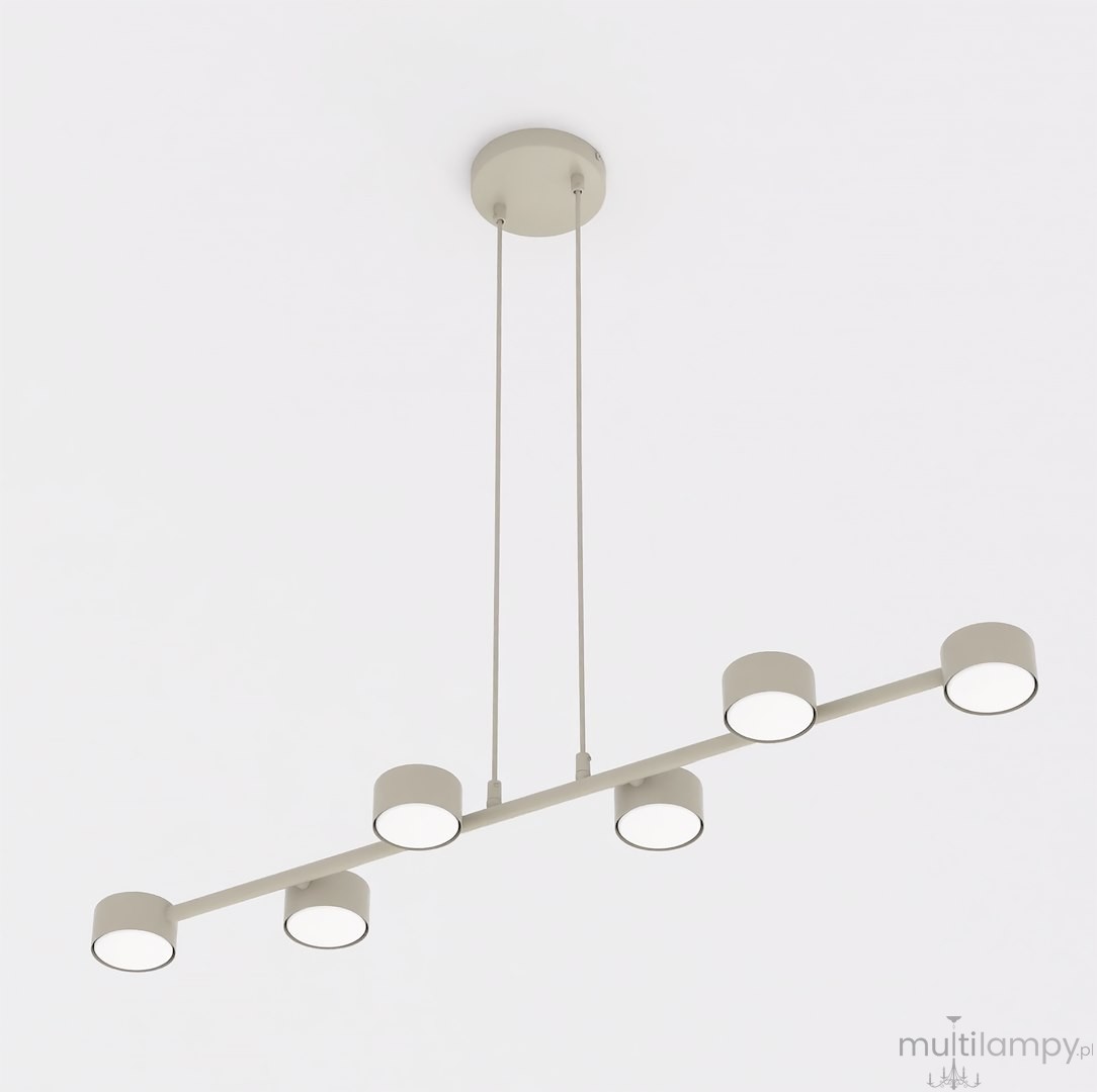 Megara lampa wisząca 6xGX53 mokka 1707/6