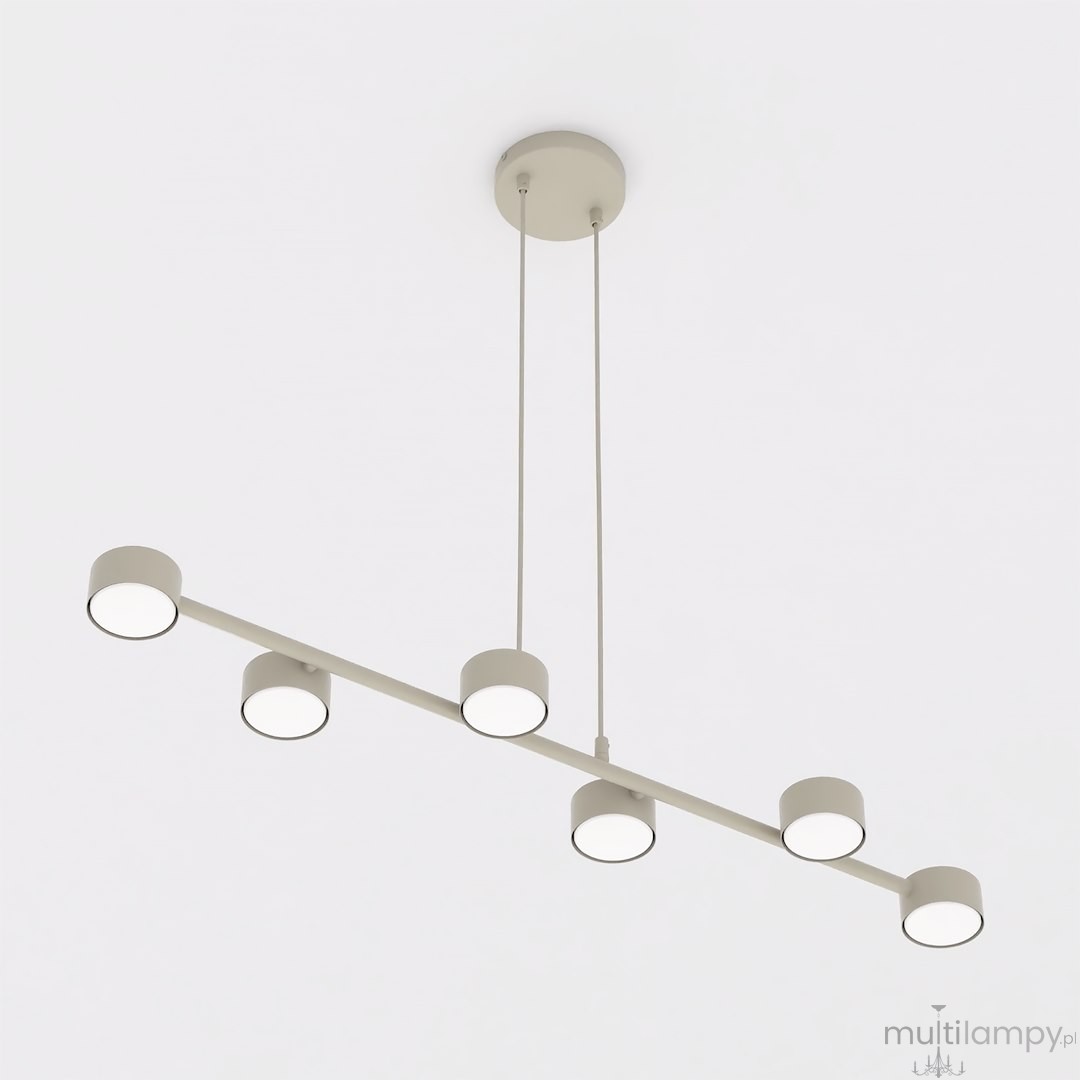 Megara lampa wisząca 6xGX53 mokka 1707/6