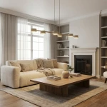Megara lampa wisząca 6xGX53 mokka 1707/6