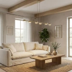 Megara lampa wisząca 6xGX53 mokka 1707/6